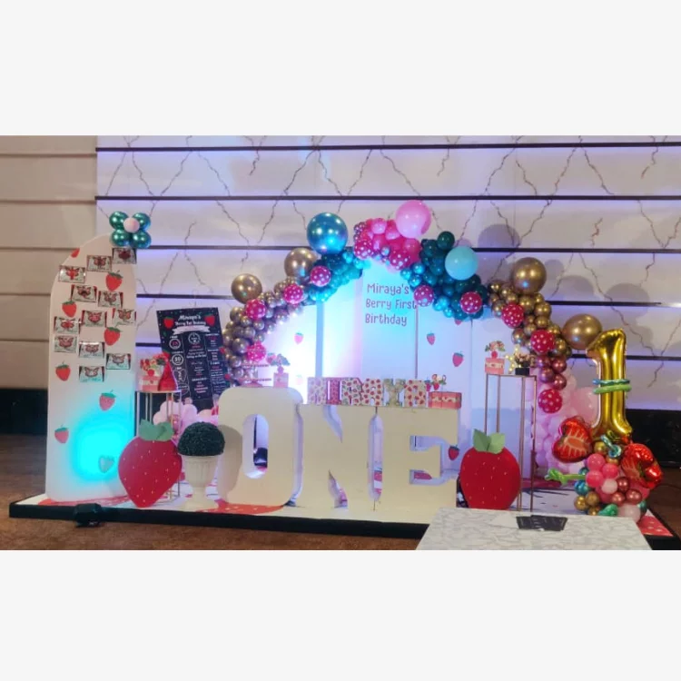 Berry First Birthday Decor